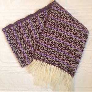 Purple Alpaca Scarf